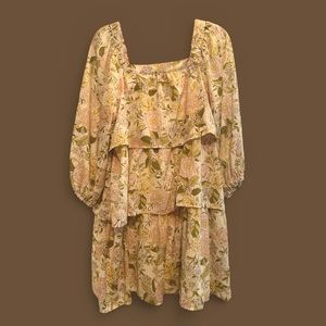 WHO WHAT WEAR | Spring & Summer Dress |Size Medium |Flowy & Classy Floral Dress